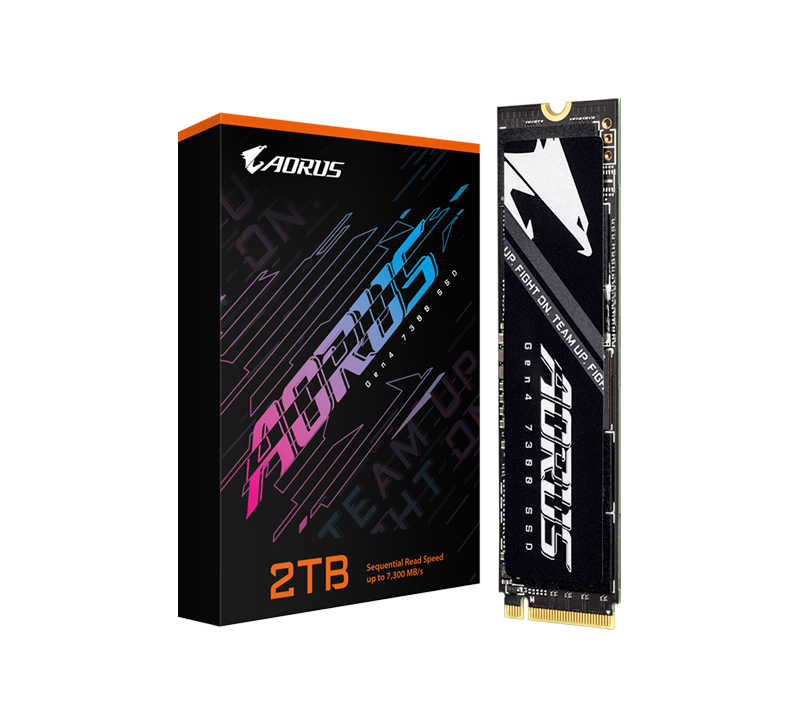 GIGABYTE AORUS Gen4 7300 SSD 2TB (w/o heat spreader) PCIe 4.0 NVMe